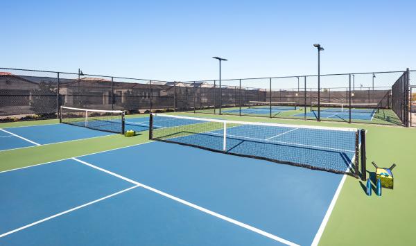 Enjoy an early morning game of pickleball